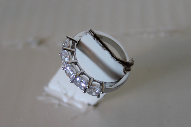 2.5 Carat 5 Stone Diamond Ring