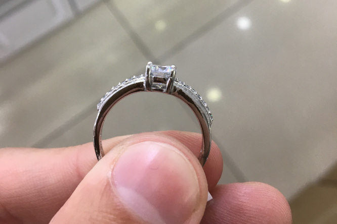 1.12 Carat Solitaire Diamond Ring