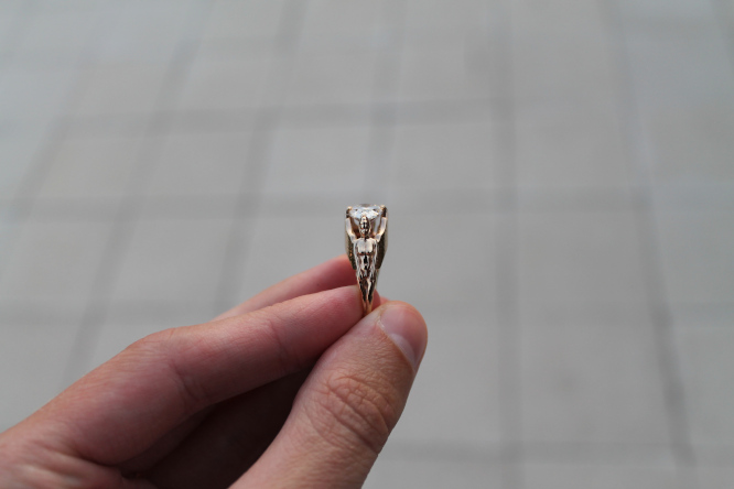 Talidara Unity Diamond And Ruby Ring